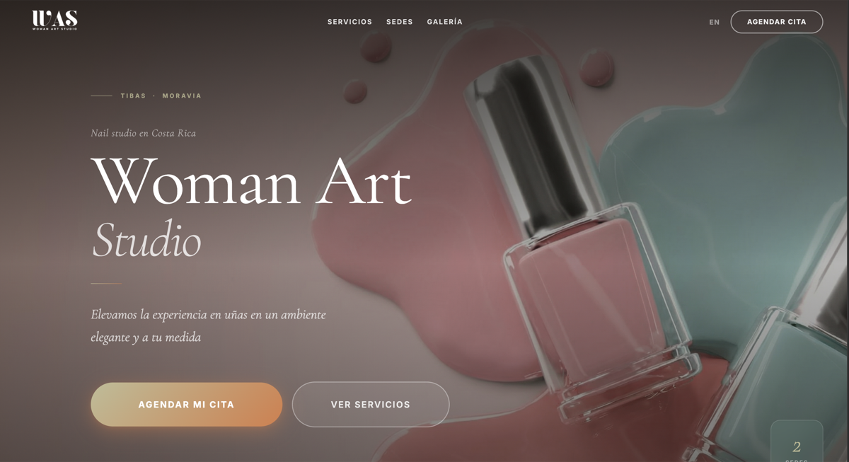 Sitio web Woman Art Studio